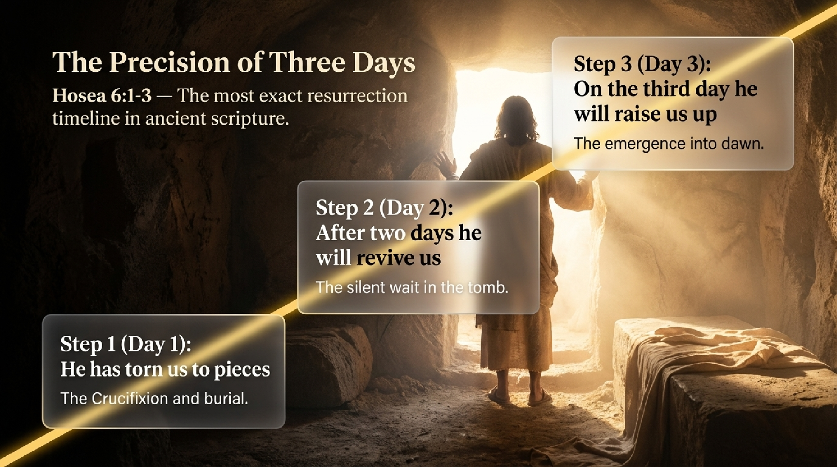 The Precision of Three Days — Hosea 6:1–3