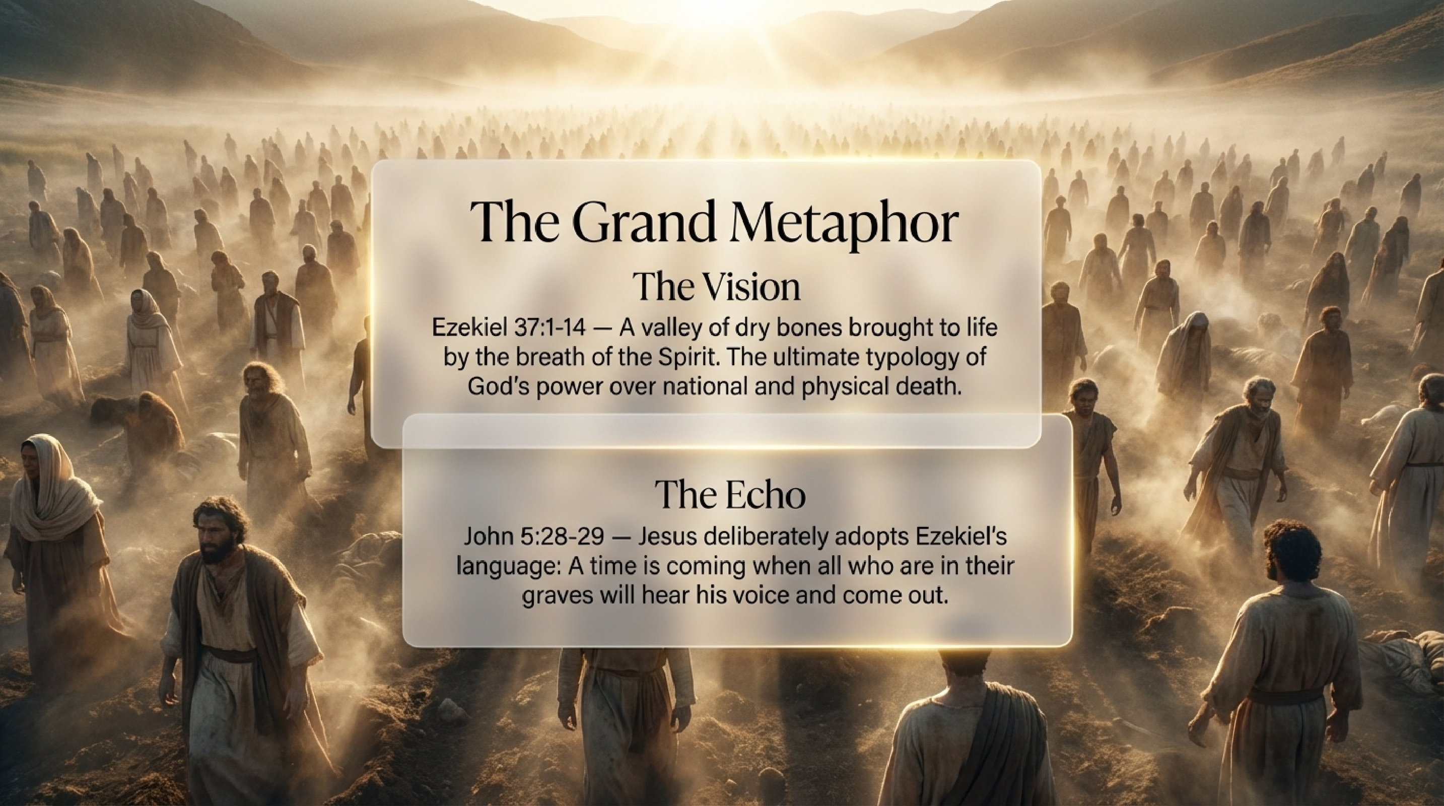 The Grand Metaphor — Ezekiel 37 and the Valley of Dry Bones