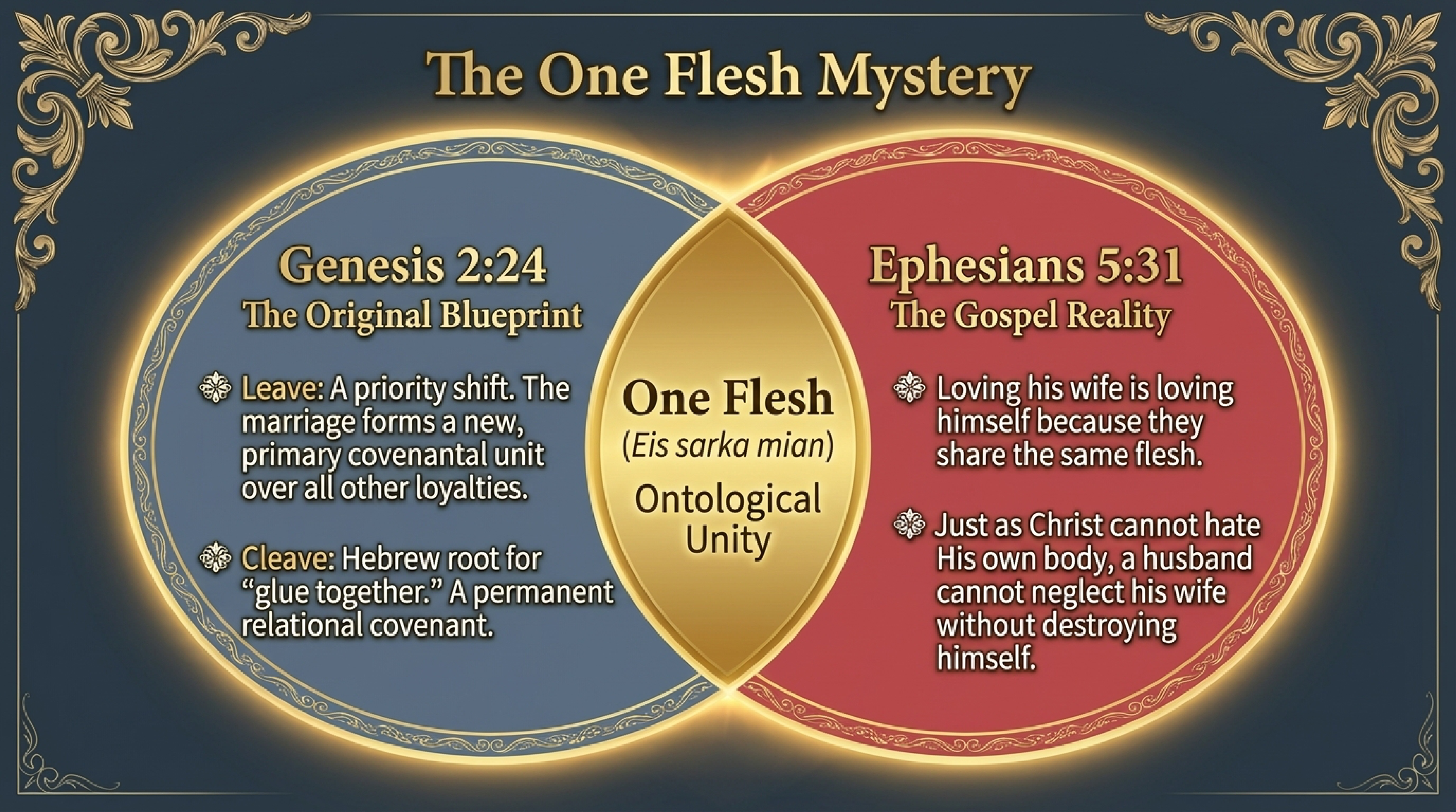 The One Flesh Mystery — Genesis to Ephesians