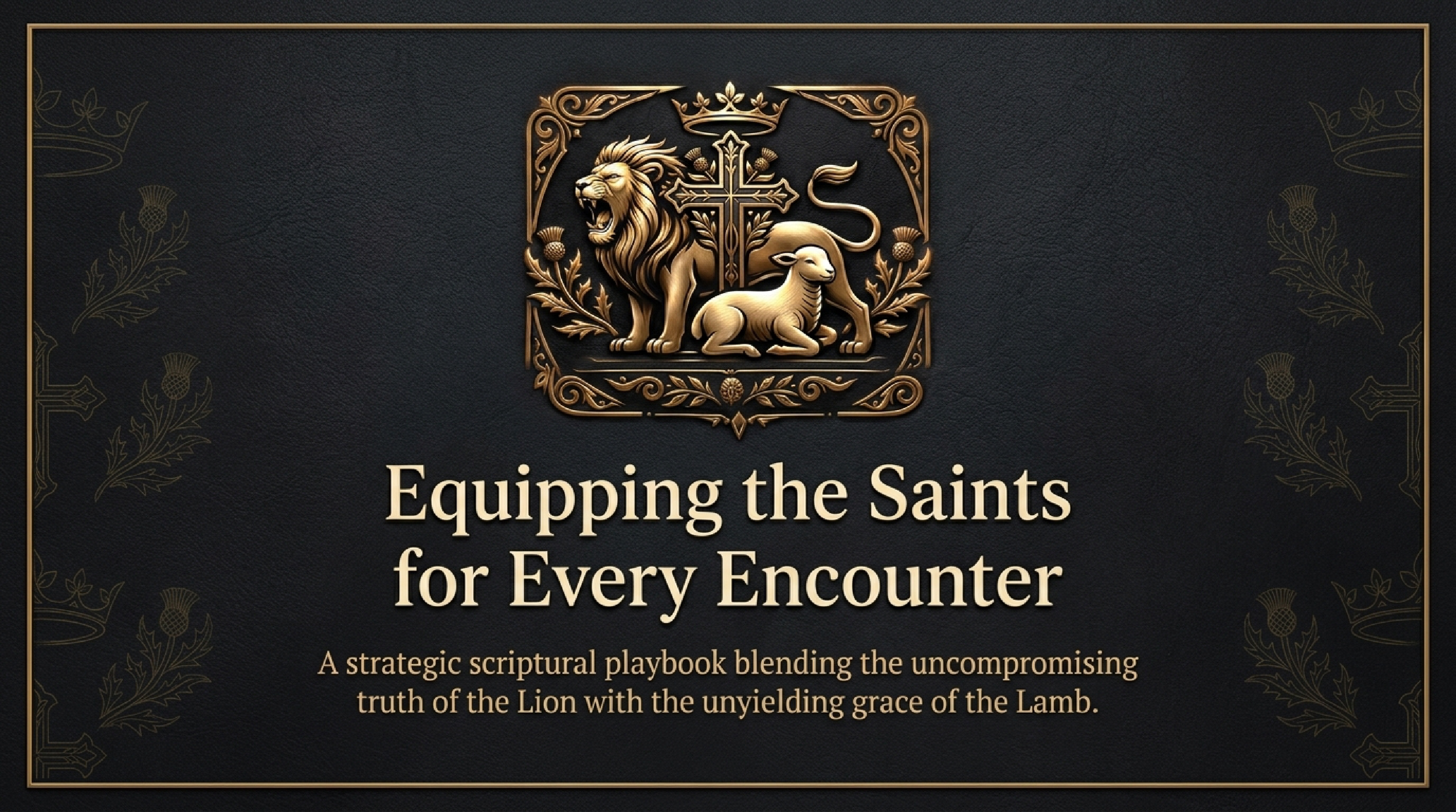 Drop 013 — Equipping the Saints for Every Encounter